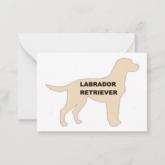 Carte De Correspondance nom silhouette jaune LR (Devant)