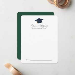 Carte De Correspondance Note de conseils et de vœux pour seniors avertis