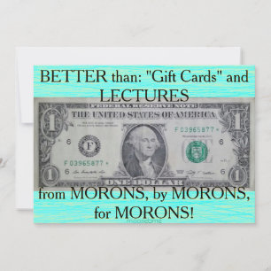 Carte De Correspondance Note d'étoile d'un dollar américain