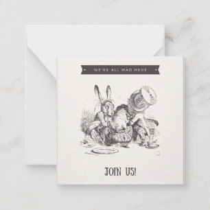 Carte De Correspondance Nous sommes tous fous ici