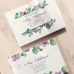 Carte De Correspondance Nouvelle adresse Nous avons déplacé l'Eucalyptus b