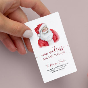 Carte De Correspondance Nouvelle maison pour Noël MINI SIZE vacances démén