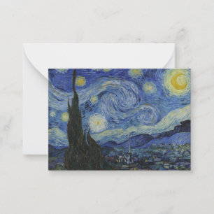 Carte De Correspondance "Nuit étoilée" par Van Gogh