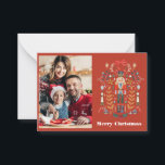 Carte De Correspondance Nutcracker Photo Christmas Winter Grey Card<br><div class="desc">Cette carte photo de Noël dit Joyeux Noël et peut être personnalisée avec votre nom de famille et même une ventilation des noms d'enfants ou de chiens. Il s'agit d'une carte de voeux simple mais jolie pour votre famille et vos amis en période de Noël. Le collage Nutcraccker est un...</div>