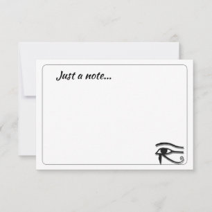 Carte De Correspondance Œil d'Horus Symbole Égyptien Personnalisé Juste un