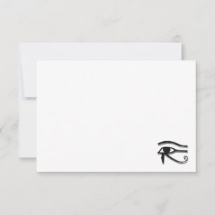 Carte De Correspondance Œil d'Horus Symbole Égyptien Personnalisé Vide