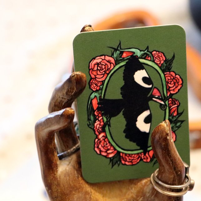 Carte De Correspondance Oiseau de pic pilé (Créateur téléchargé)