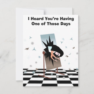 Carte De Correspondance One of Those Days Note Card