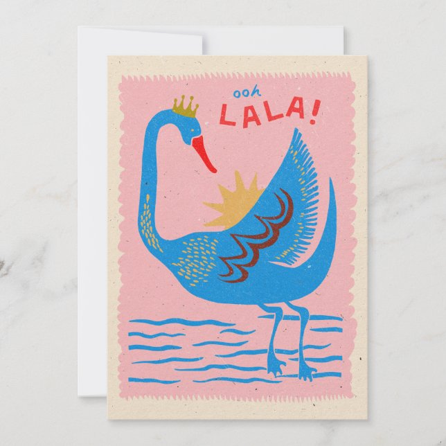 CARTE DE CORRESPONDANCE OOH LA LA (Devant)