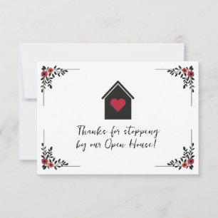 Carte De Correspondance Open House Suivi immobilier