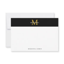 Or noir minimaliste élégant simple chic moderne
