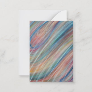 Carte De Correspondance P16 Art Coloré Unique