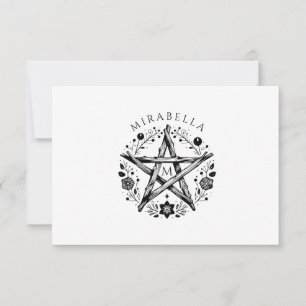 Carte De Correspondance Pagan Pentagram