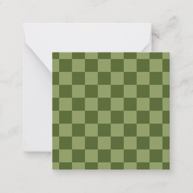 Carte De Correspondance Panneau de contrôle vert Moss (Devant)