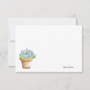 Carte De Correspondance Panneaux aquarelle pointillés