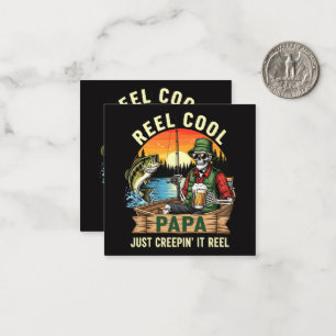 Carte De Correspondance Papa Super Cool qui se faufile vraiment