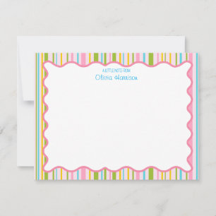 Carte De Correspondance Papeterie personnalisée pour filles prépa
