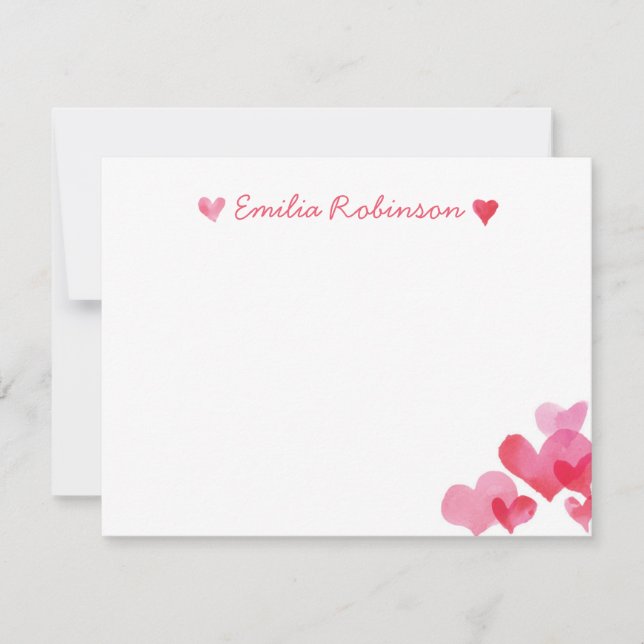 Carte De Correspondance Papeterie pour filles (Devant)