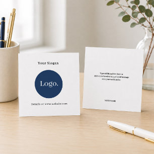 Carte De Correspondance Papeterie promotionnelle de logo d'entreprise mode