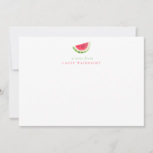 Carte De Correspondance Papier à lettres personnalisé simple Watermelon ét