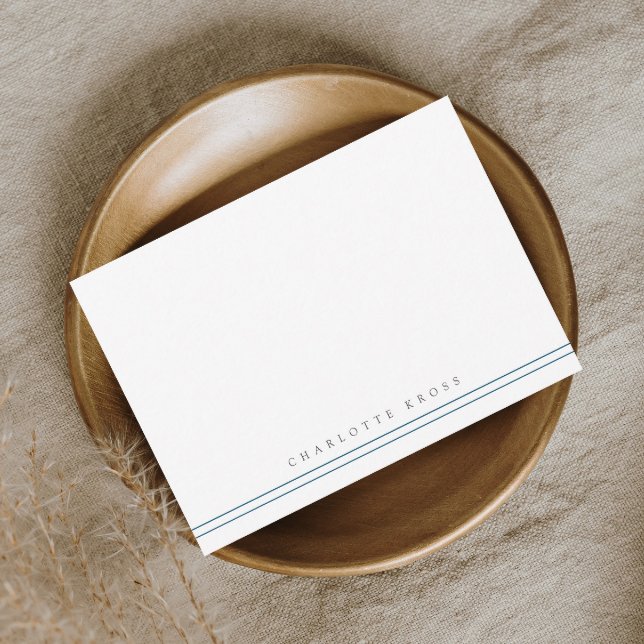 Carte De Correspondance Papier à lettres personnel simple (Créateur téléchargé)