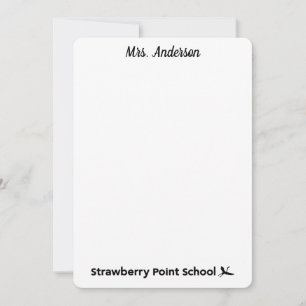 Carte De Correspondance Papier à lettres Strawberry Point (cliquez pour pe