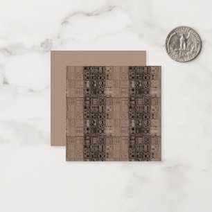 Carte De Correspondance Papier d'emballage MVB Sépia-Faux Verre