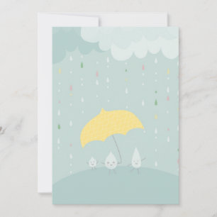 Carte De Correspondance Papier Rainy Day