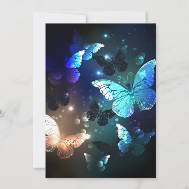 Carte De Correspondance Papillon de nuit (Devant)