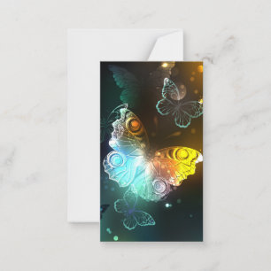 Carte De Correspondance Papillon lumineux et papillons de nuit