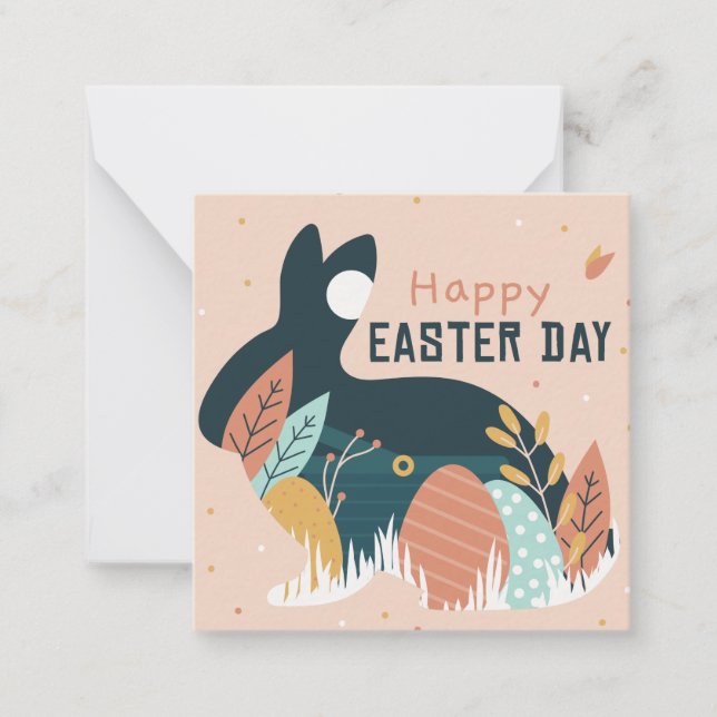 Carte De Correspondance Pâques mignonnes (Devant)