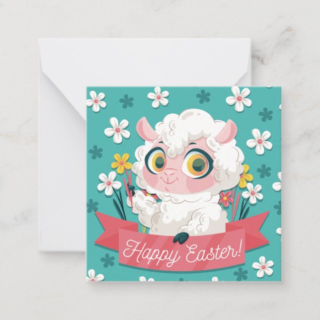 Carte De Correspondance Pâques mignonnes (Devant)