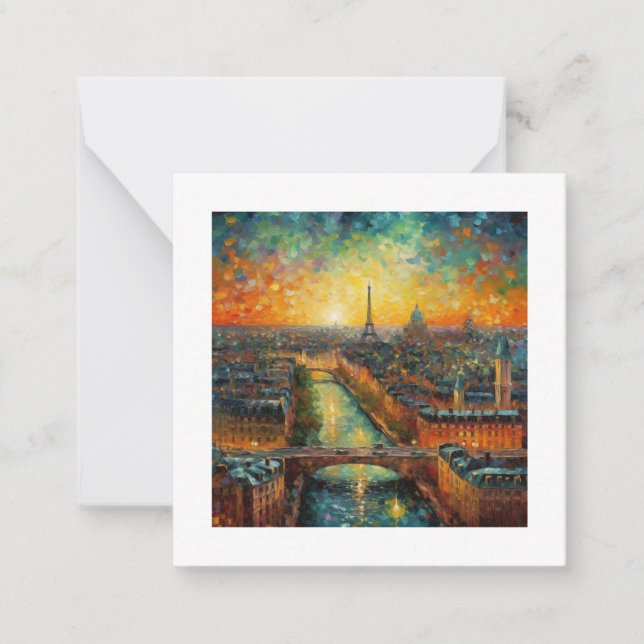 Carte De Correspondance Paris by night van Gogh (Devant)