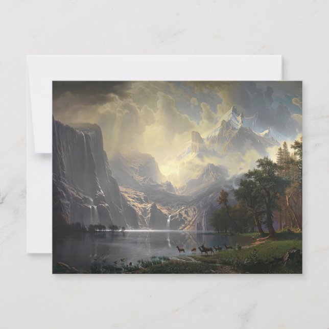 Carte De Correspondance Parmi la Sierra Nevada (Devant)