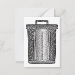 Carte De Correspondance Parties scintillant de déchets