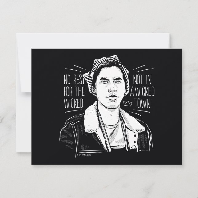 Carte De Correspondance Pas De Repos Pour Les Méchants (Devant)