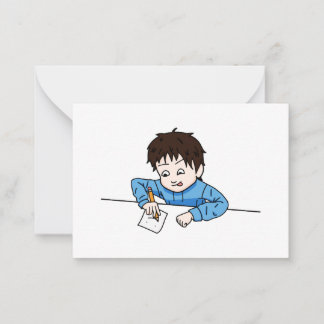 Carte De Correspondance Passion pour le dessin