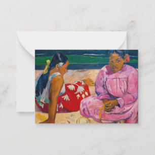 Carte De Correspondance Paul Gauguin - Femmes tahitiennes sur la plage