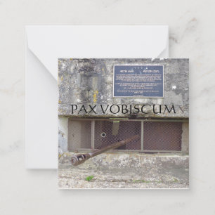 CARTE DE CORRESPONDANCE PAX VOBISCUM