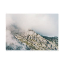 Paysage de montagne et nom personnalisé (pour lui)