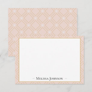 Carte De Correspondance Peach Peach Personnalisé