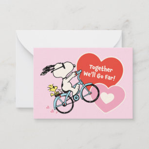 Carte De Correspondance Peanuts Ensemble nous irons loin