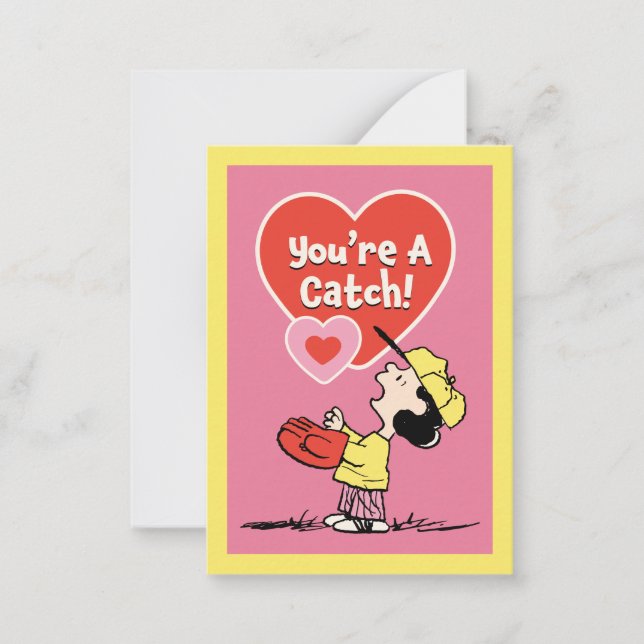 Carte De Correspondance Peanuts | Lucy Vous êtes un beau parti ! (Devant)