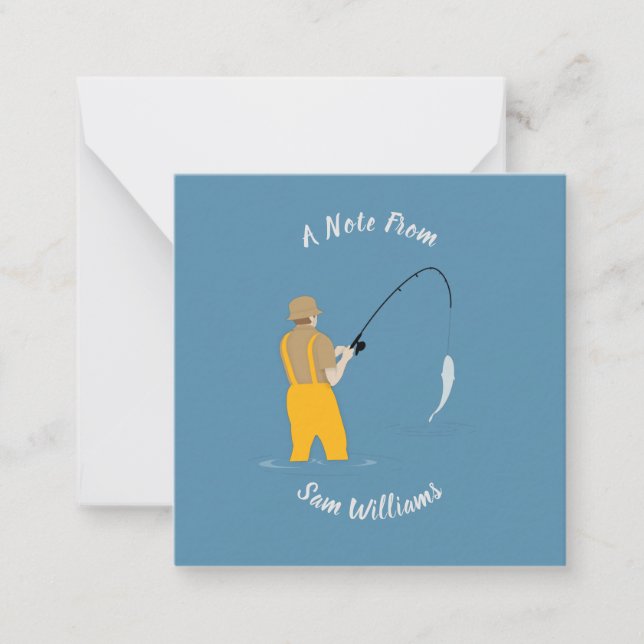 Carte De Correspondance Pêche (Devant)