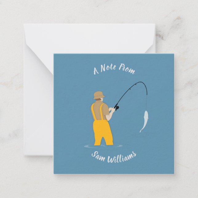 Carte De Correspondance Pêche (Devant)