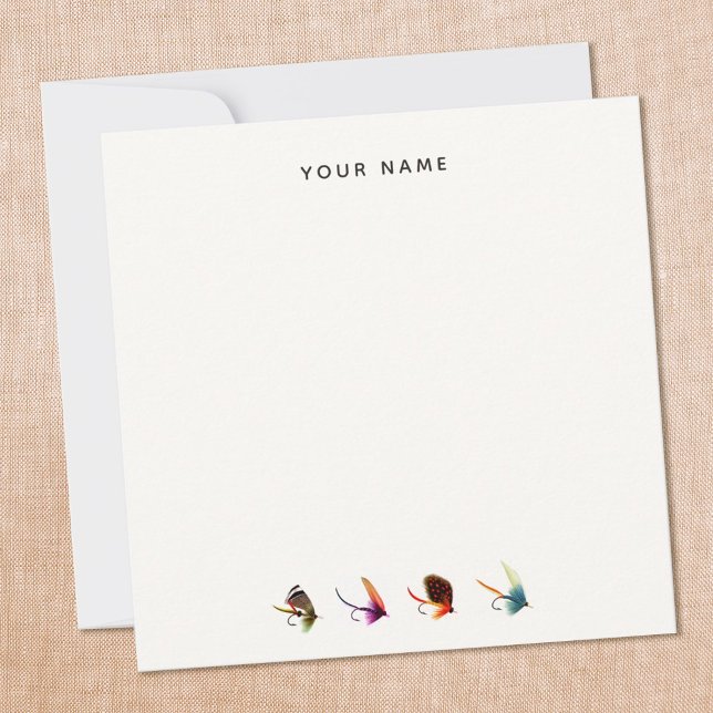 Carte De Correspondance Pêcheur Mouche (Créateur téléchargé)