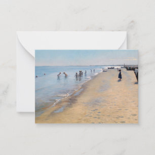Carte De Correspondance Peder Severin Kroyer - Jour d'été à la plage de Sk