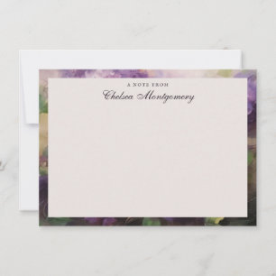 Carte De Correspondance Peinture Vintage à l'huile Lilac Personnalisée