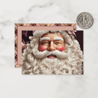 Carte De Correspondance Père Noël vintage Noël
