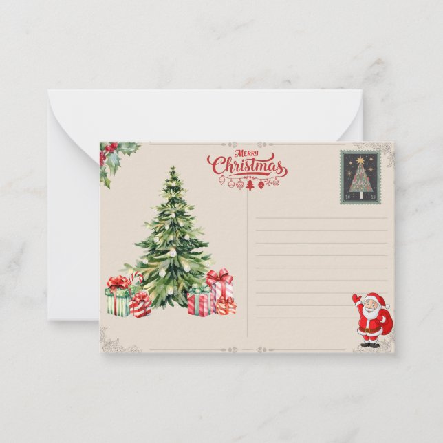 Carte De Correspondance Personalized Christmas Card – Custom Holiday  (Devant)